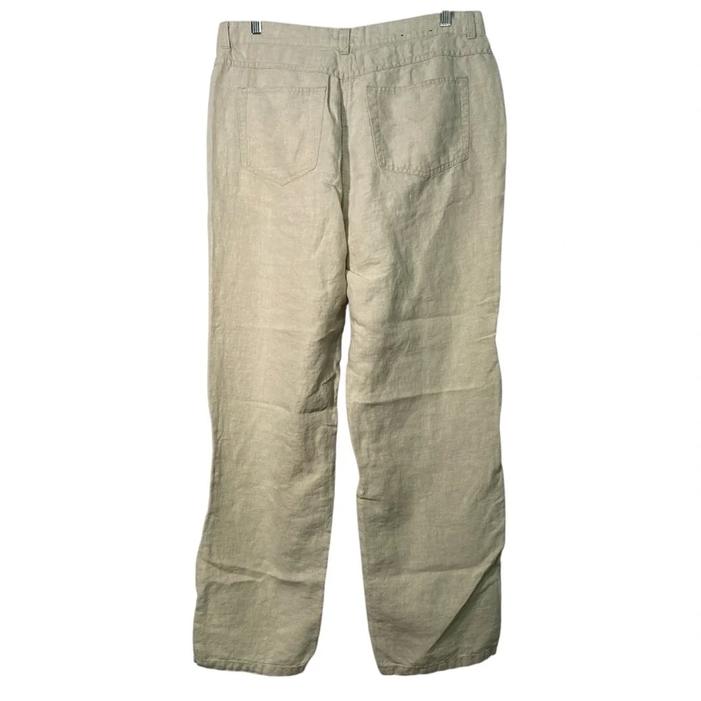 G.H. Bass‎ & Co. Men's Linen Pants Size 36/32 Beige Casual Office Lightweight